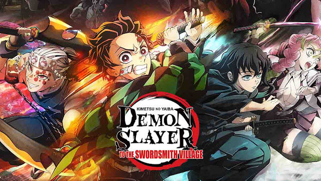 Demon Slayer: Kimetsu no Yaiba - To the Swordsmith Village estreia em Março  nos cinemas brasileiros - TVLaint Brasil